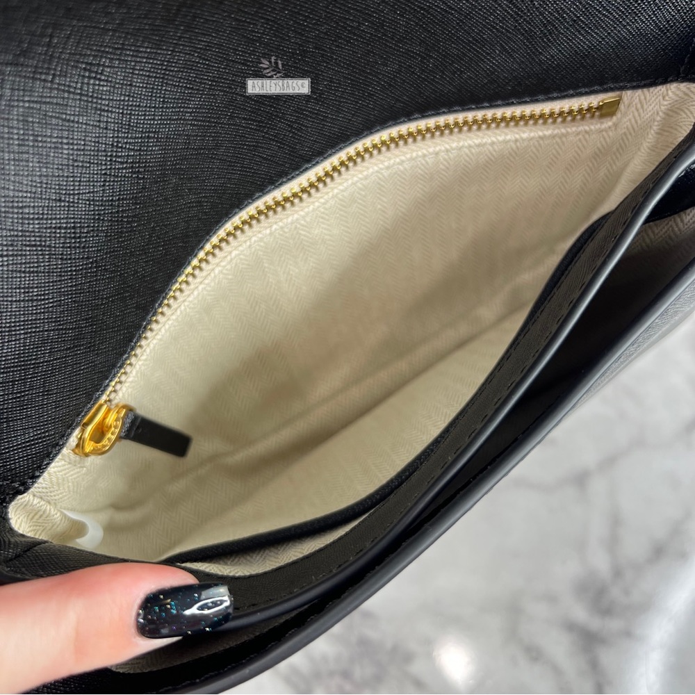 Tory Burch Emerson Crossbody & Shoulder Bag In Black - Picture 10 of 11